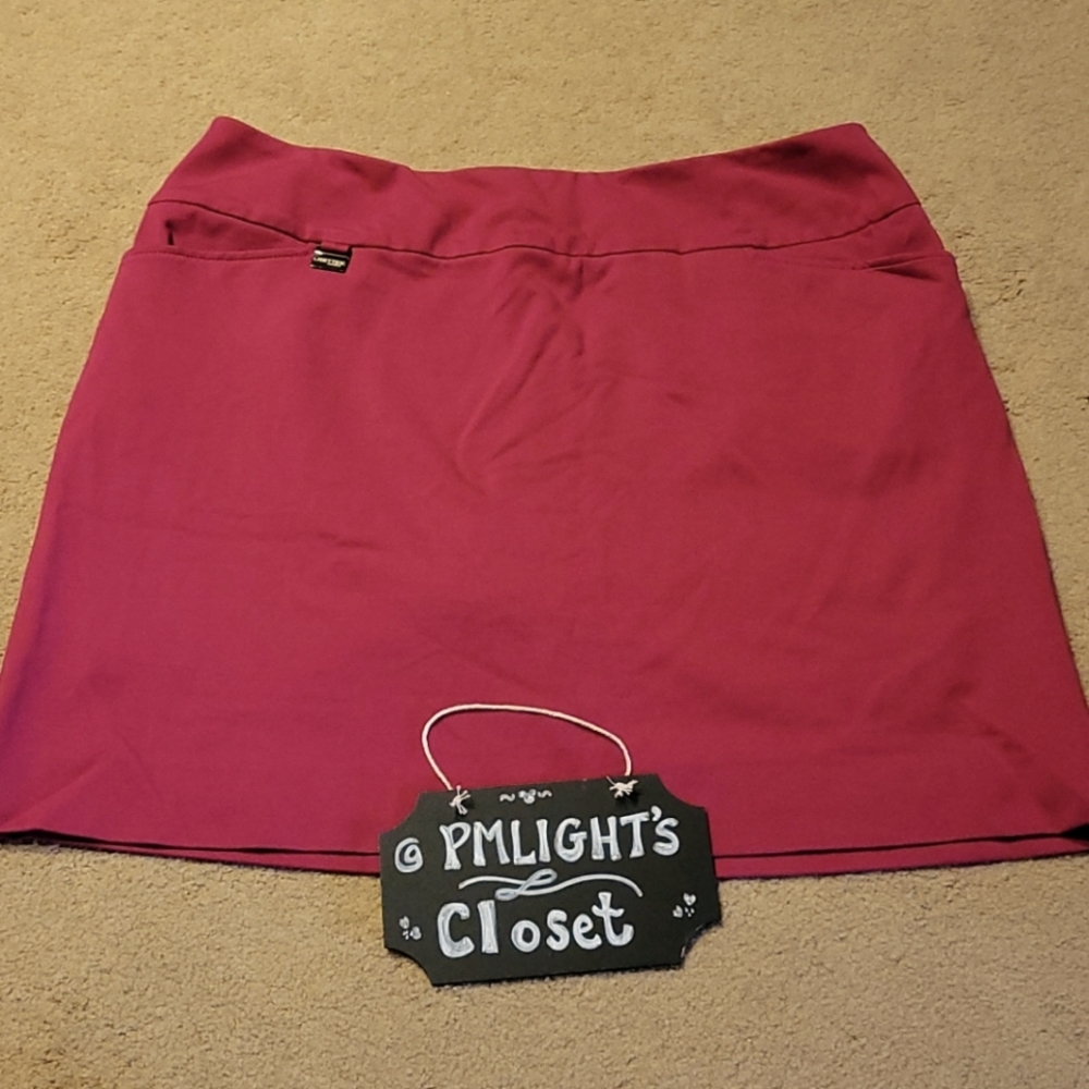 Lisette L Montreal Skorts Cranberry Pink Solid